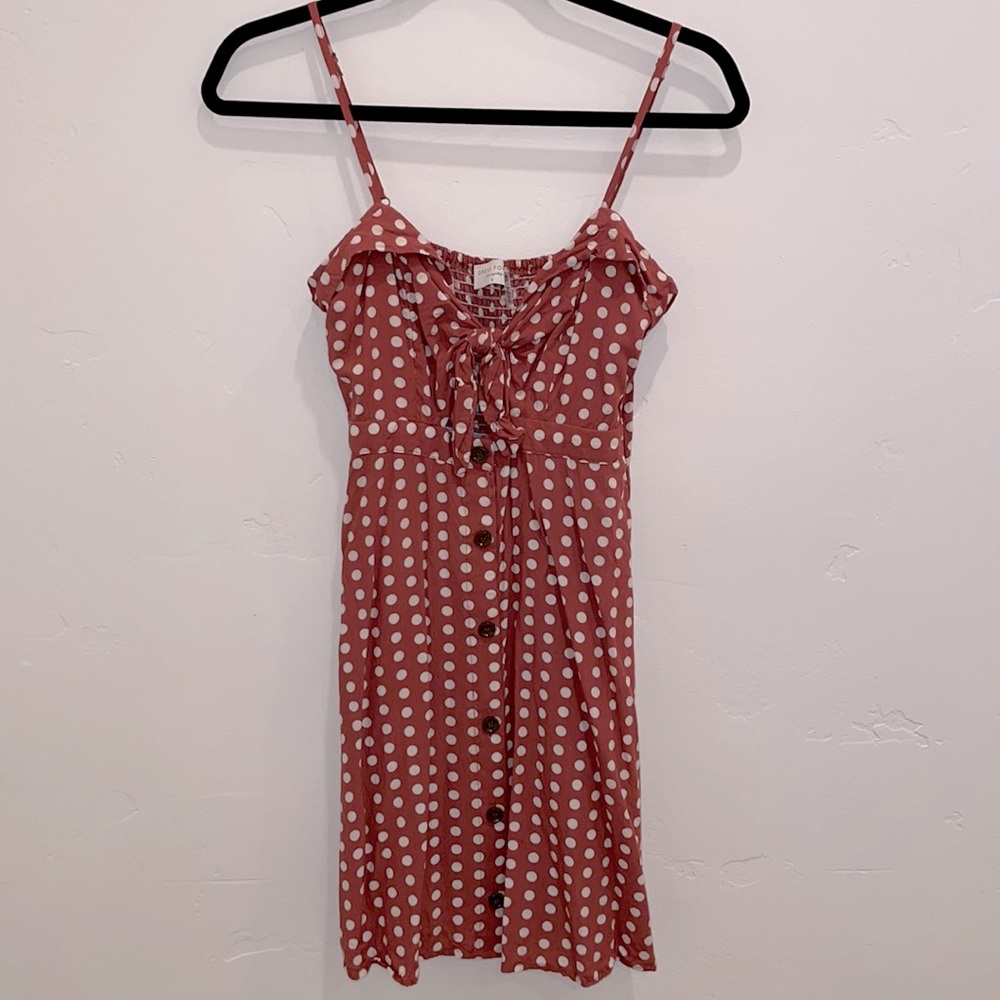 Dress for Rum Polka Dot Mini Dress